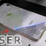 lasersko skidanje ledja na mobilnom